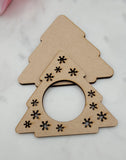 DIY Paint Your Own Christmas Snowflake Light holder DIY Paint Kit  Halloween Craft Paint Your Own Standing Blank Personalize Your Own