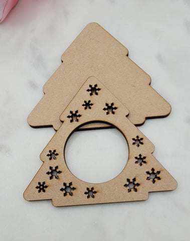 DIY Paint Your Own Christmas Snowflake Light holder DIY Paint Kit  Halloween Craft Paint Your Own Standing Blank Personalize Your Own