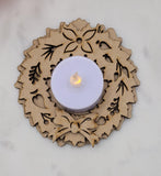 DIY Paint Your Own Christmas wreath Light holder DIY Paint Kit  Halloween Craft Paint Your Own Standing Blank Personalize Your Own