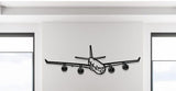 Aviation Wall Decor: Airbus A340 600 Airplane & Helicopter Plaque for office Bedroom decor Aviation gift, Pilot Gift wood or acrylic