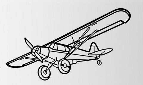 Aviation Wall Decor Super Cub Airplane & Helicopter Plaque for office Bedroom decor Aviation gift, Pilot Gift wood or acrylic