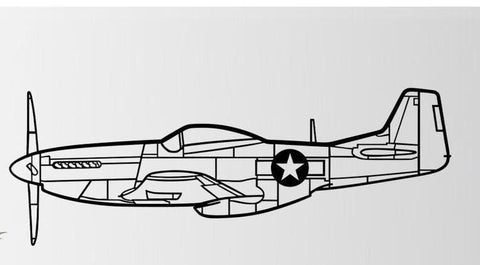 Aviation Wall Decor: P 51 Mustang Airplane & Helicopter Plaque for office Bedroom decor Aviation gift, Pilot Gift wood or acrylic