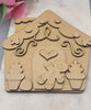DIY Paint Your Own Christmas gingerbread house DIY Paint Kit  Christmas Craft | Paint Your Own Standing Christmas Blank Personalize Your Own