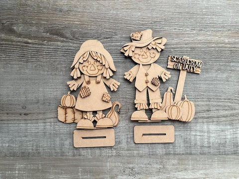DIY Paint Your Own Scarecrow DIY Paint Kit  Christmas Craft | Paint Your Own Standing Scarecrows Blank Personalize Your Own