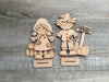 DIY Paint Your Own Scarecrow DIY Paint Kit  Christmas Craft | Paint Your Own Standing Scarecrows Blank Personalize Your Own