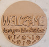 DIY Paint Your Own Welcome Hope you like Dog hair Wooden Door Sign Kit Make Your Own Front Door Sign Unpainted Wood Blank for Home Decor