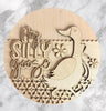 DIY Paint Your Own Hey Silly Goose Wooden Welcome Door Sign Kit Make Your Own Front Door Sign Unpainted Wood Blank for Home Decor