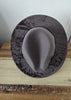 Ocean vibes Burned Hat, Beach Engraved Burned Cowboy Hat: Engraved Suede/Felt Boho Fedora, Felt Wide brim hat
