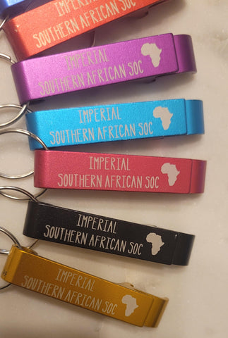 Bulk Freshers week, Business owner, corporate gifts, new home owner Bottle Opener Keyring  Unique personalised key chain Present.