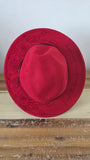 Roses Burned Hat, Find the Beauty in everything Burned flower Cowboy Hat: Engraved Suede Boho Fedora, Felt Wide brim hat