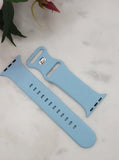Engraved Sharks Sea theme, Ocean Design for Apple Watch Silicone Sports Band/Strap  38mm/40mm/41mm/42mm/44mm/45mm/46mm/49mm Boho