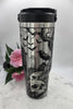 Graveyard Crows Halloween Tumbler: 30oz Double Wall Insulated Stainless Steel tumbler bottle