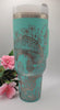 Cottage core Moonlight, Mushrooms, Boho groovy 40oz Double Wall Insulated Tumbler with Handles Gift for mom, Granny, sister, Niece