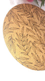 Cork Olive branch Laser Engraved Cork Trivet: Kitchen Decor Pot Holder Gift, Personalized Housewarming Wedding Hot Pad