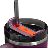 Original Plum Stanley Any of our designs Engraved tumbler 40oz Double Wall Insulated Tumbler with Handles