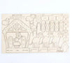 DIY Paint Your Own Nativity Scene Wooden Door Sign Kit  Make Your Own Front Door Sign Wood Blank for Custom Home Decor