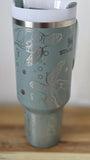 Original Stanley Turtles, under the Sea, ocean theme Engraved tumbler 40oz Double Wall Insulated Tumbler with Handles