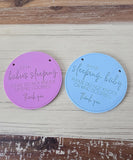 Shhh baby sleeping sign Please don't knock Door or Wall Plaque New Mothers Gift Acrylic or Wood Custom Name Garden sign