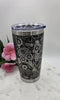 Sugar skills, halloween Laser Engraved 20oz Double Wall Insulated Tumbler Travel mug, Tumbler ,Gift for daughter, niece, Friend