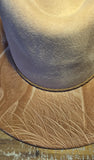Howling wolf Hat, Bird Burned cowgirl Cowboy Hat: Engraved Suede/Felt Boho Fedora, Felt Wide brim hat Western Hat Festivals