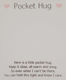 Chick Handmade Wooden Pocket hug token love gift little pocket hug, pick me up pocket hug token