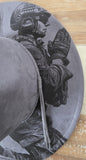 USA Flag, Veterans, Fallen Soldiers, Boots Burned cowgirl Cowboy Hat: Engraved Suede/Felt Boho Fedora, Felt Wide brim hat Western Hat