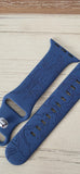 Whale sharks, Ocean Engraved Design for Apple Watch Silicone Sports Band/Strap  38mm/40mm/41mm/42mm/44mm/45mm/46mm/49mm
