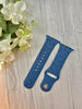 Engraved Gymnastics, coach, sports, tumbling Watchband for Apple Watch Silicone Sports Band/Strap  38mm/40mm/41mm/42mm/44mm/45mm/46mm/49mm