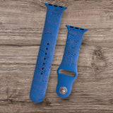Engraved Travel Wanderlust Explore Gift for Apple Watch Silicone Sports Band/Strap  38mm/40mm/41mm/42mm/44mm/45mm/46mm/49mm