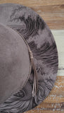 Mermaid Burned Hat, Ocean Burned cowgirl Cowboy Hat: Engraved Suede/Felt Boho Fedora, Felt Wide brim hat Western Hat Festivals