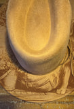 Labrador, dog lover Burned cowgirl Cowboy Hat: Engraved Suede/Felt Boho Fedora, Felt Wide brim hat Western Hat Festivals